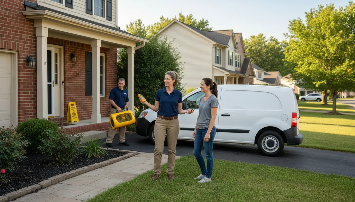 Water restoration image for Emergency Water Damage Restoration in Mount Pleasant, OH